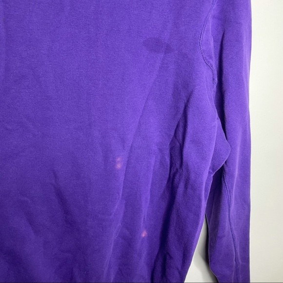 Air Jordan Flight Club Purple Neon Green Crewneck Sweatshirt Mens XXL - Picture 4 of 7